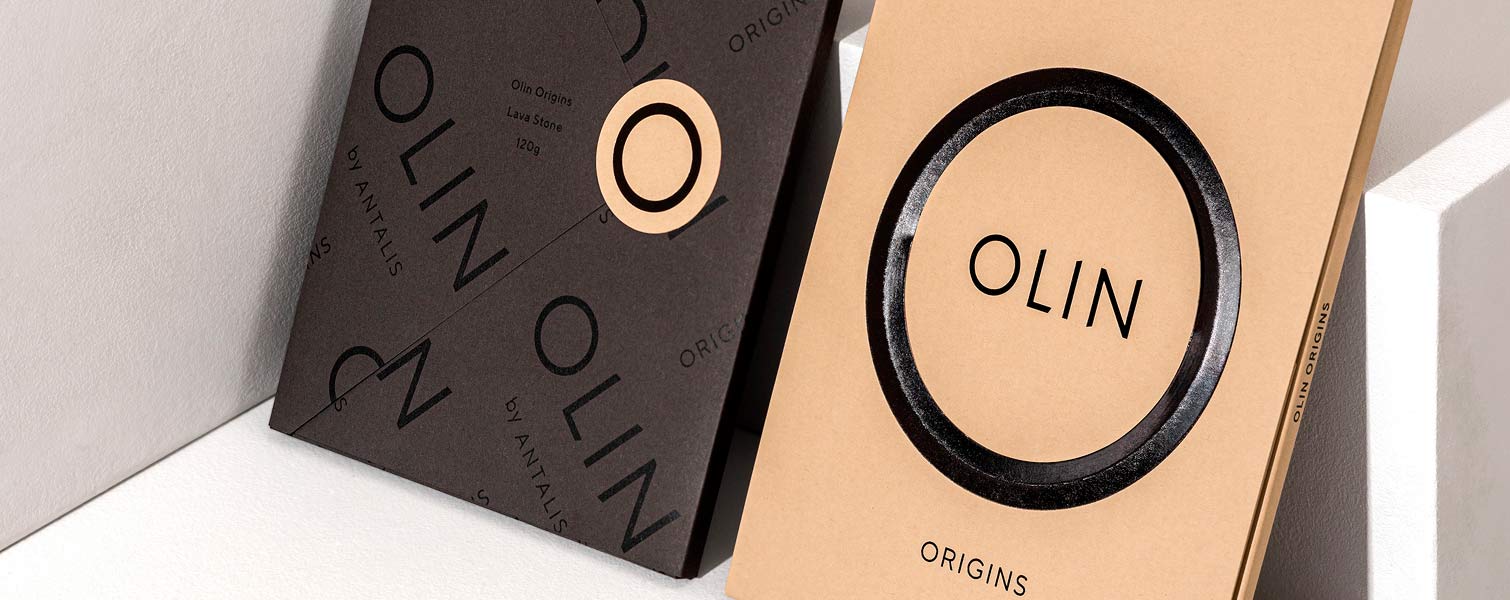 Olin Origins branding by Design & Practice